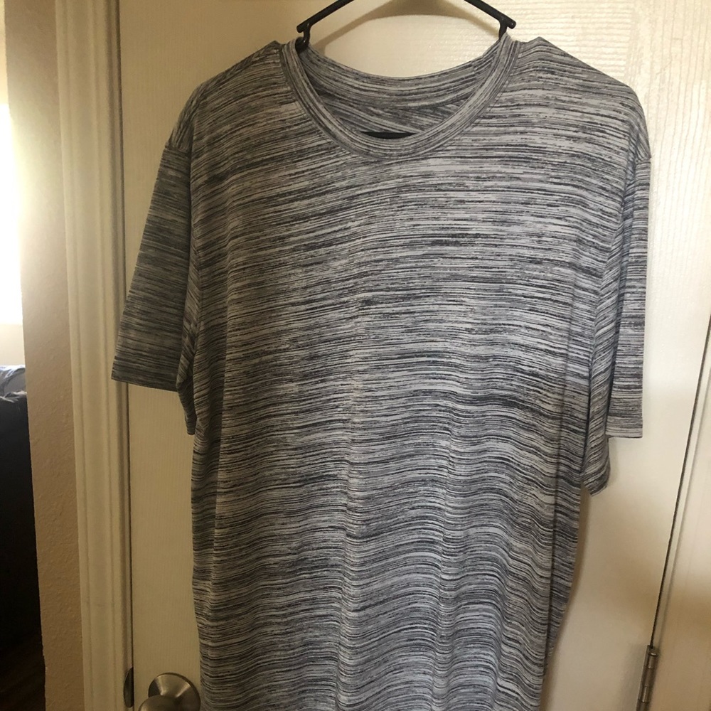 Grey athletic tee